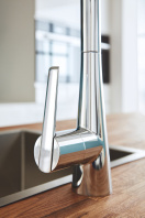 Мойка GROHE K700 60-S 55/45 1.0, нержавеющая сталь (31726SD0)