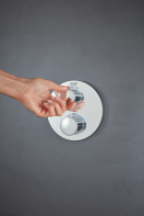 Внешняя часть термостата для ванны GROHE Grohtherm на 2 потребителя, хром (24077000)