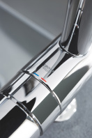 Смеситель для кухонной мойки GROHE Blue Pure Minta, с функцией фильтрации, без фильтра в комплекте, хром (31721000)