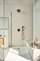 Верхний душ GROHE Tempesta 250, 9,5 л/мин, 1 режим, 380 мм, черный матовый (266682430)