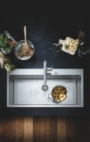 Мойка GROHE K800, нержавеющая сталь (31586SD1)
