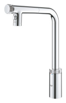 Смеситель для кухни GROHE Minta SmartControl с вытяжным изливом 2jet, хром (31889000)