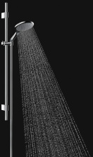 Душевой гарнитур GROHE Rainshower Solo 150, 2 режима струи, душевая штанга 900 мм, хром (27273001)