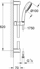 Готовый комплект для ванной комнаты GROHE BauEdge (NB0004-2)