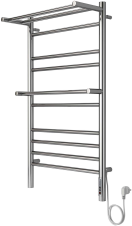 Полотенцесушитель электрический Aquatek Альфа П10 500x900, хром AQ EL RRP1090CH