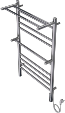 Полотенцесушитель электрический Aquatek Альфа П10 500x900, хром AQ EL RRP1090CH