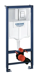 Комплект инсталляции для унитаза, GROHE Rapid SL 3 в 1 с панелью смыва Skate Cosmopolitan, хром (38772001)