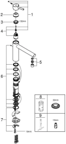 Готовый набор для кухни GROHE Concetto (NK0013)