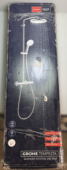 Душевая система GROHE Tempesta System 250 с термостатом для душа, хром (26670001/U), уцененный товар