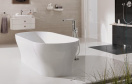 Смеситель для ванны GROHE Essence напольного монтажа, в комплекте с монтажной частью, хром (1000204)