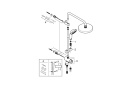 Душевая система GROHE New Tempesta 200 с термостатом для ванны, хром (NB0032)