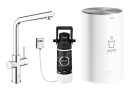 Комплект для кухни GROHE Red Duo с L-образным смесителем, бойлером M-Size и фильтром, хром (30327001)