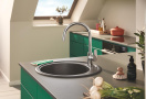Смеситель для кухни GROHE BauEdge с вытяжным изливом, хром (30536000)