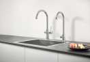 Комплект для кухни GROHE Red Duo с C-образным смесителем, бойлером M-Size и фильтром, хром (30083001)