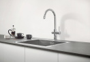 Комплект для кухни GROHE Red Duo с C-образным смесителем, бойлером M-Size и фильтром, хром (30083001)