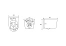 Комплект инсталляции GROHE Rapid SL 38772SH0 с унитазом Aquatek НИКА AQ2009-00 и сиденьем с микролифтом (NW0327)