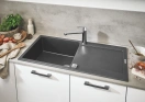 Мойка GROHE K500 с одной чашей, 1000 x 500 мм, серый гранит (31645AT0)