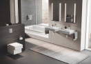 Унитаз подвесной с сиденьем с микролифтом GROHE Cube Ceramic, альпин-белый (NW0038)