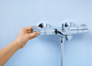 Душевая система GROHE New Tempesta 200 с термостатом для ванны, хром (NB0032-1)