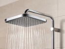 Душевая система GROHE Vitalio Start System 250 Cube Flex с переключателем потоков, хром (26698000)