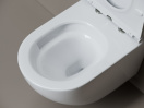Подвесной унитаз Ceramicanova Вихрь безободковый, смыв Торнадо, белый (CN11007T)