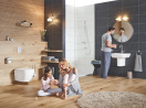 Комплект инсталляции GROHE Euro Ceramic с безободковым унитазом и сиденьем с микролифтом (NW0010-1/S)