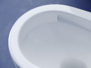 Подвесной унитаз Ceramicanova Метрополь безободковый, смыв Торнадо, белый (CN4002T)