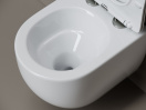 Подвесной унитаз Ceramicanova Игра безободковый, смыв Торнадо, белый (CN3001T)