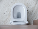 Подвесной унитаз Ceramicanova Балеарика безободковый, белый (CN6000)