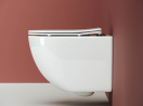 Подвесной унитаз Ceramicanova Форма безободковый, белый (CN3009)