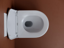 Подвесной унитаз Ceramicanova Пик (Up) безободковый, смв Торнадо, белый (CN4007)