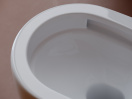 Подвесной унитаз Ceramicanova Пик (Up) безободковый, смв Торнадо, белый (CN4007)