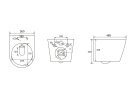 Комплект инсталляции GROHE Rapid SL 3 в 1 с унитазом Aquatek ВЕГА AQ1804T-00 и звукоизоляционным комплектом (NW0752)