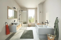 Смеситель для раковины GROHE Eurosmart, M-size, черный (233222433)