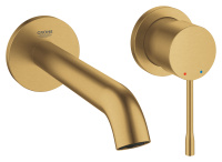 Внешняя часть смесителя для раковины GROHE Essence скрытого монтажа, на 2 отверстия, M-Size, холодный рассвет матовый (29192GN1)