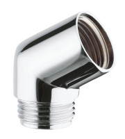 Угловой переходник для подключения душевого шланга 1/2″ x 1/2″ GROHE Sena, хром (28389000)