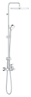 Душевая система GROHE Tempesta Cosmopolitan 250 CUBE со смесителем для ванны, хром (26693000)