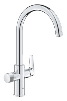 Смеситель для кухни GROHE Blue Pure StartCurve с функцией фильтрации, без фильтра в комплекте, хром (30592000)
