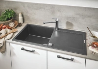 Мойка GROHE K500 с одной чашей, 1000 x 500 мм, серый гранит (31645AT0)