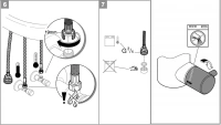 Смеситель для раковины GROHE Eurosmart Cosmopolitan с цепочкой и гигиеническим душем, S-size, хром (23433000)