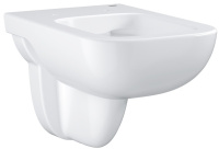 Унитаз подвесной безободковый GROHE Bau Edge, альпин-белый (39809000)