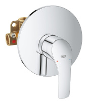 Смеситель для душа GROHE Eurosmart скрытого монтажа, в комплекте с монтажной частью, хром (33556002)