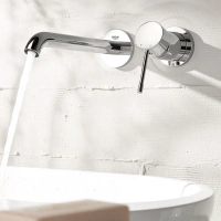 Внешняя часть смесителя для раковины GROHE Essence скрытого монтажа, на 2 отверстия, M-Size, хром (29192001)