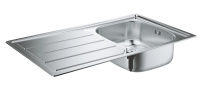 Мойка GROHE из нержавеющей стали с корзинчатым вентилем, K200 45-S 86/50 (31552SD0)
