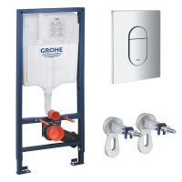 Комплект инсталляции GROHE Rapid SL NW0145/S с унитазом AQUAme AQM2011 и сиденьем с микролифтом (NW0278)