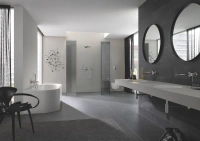 Верхний душ GROHE Rainshower 310 SmartActive, 2 режима, 400 мм, суперсталь (26475DC0)