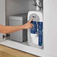 Смеситель для кухни GROHE Blue Home с системой фильтрации, охлаждения и газирования воды, Wi-Fi, темный графит матовый (31455AL1)