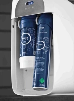 Смеситель для кухни GROHE Blue Home с системой фильтрации, охлаждения и газирования воды, Wi-Fi, темный графит матовый (31455AL1)