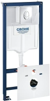 Комплект инсталляции GROHE Rapid SL 4 в 1 с унитазом Euro Ceramic и сиденьем (NW0136)