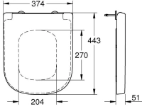 Комплект инсталляции GROHE Rapid SL 4 в 1 с унитазом Euro Ceramic и сиденьем (NW0136)